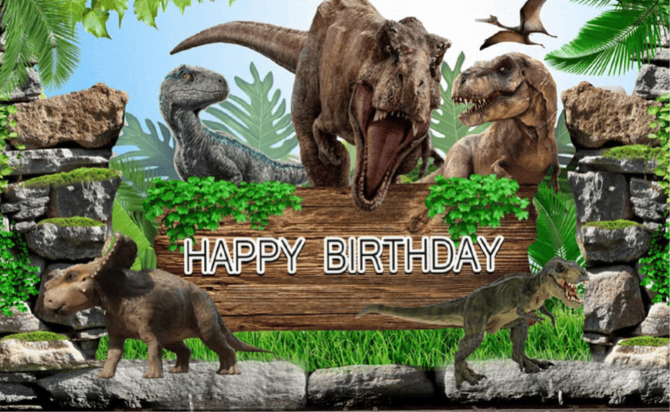 Dinosaurs Birthday Party Decorations – Complete Decoration Set.
