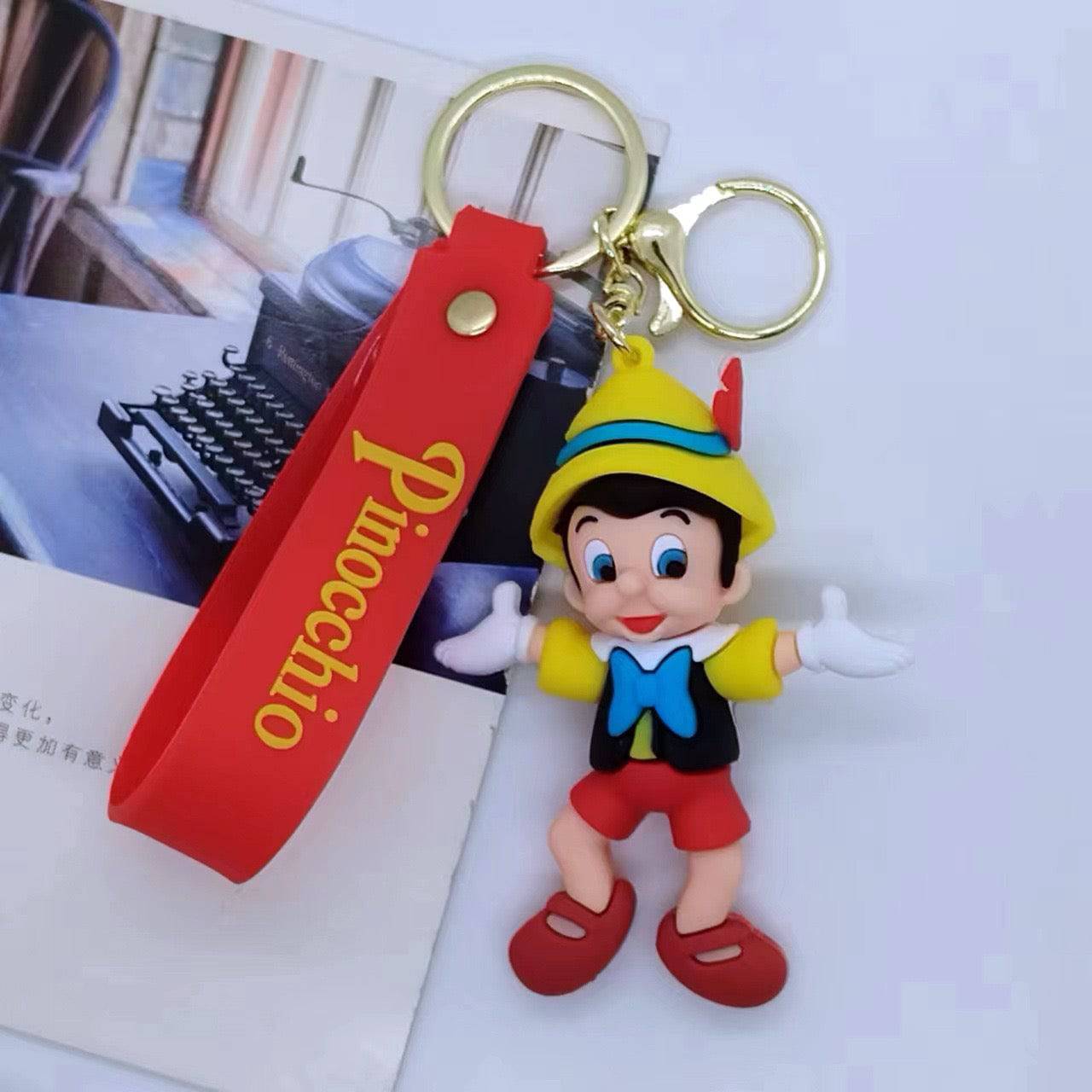 Pinocchio keychain.