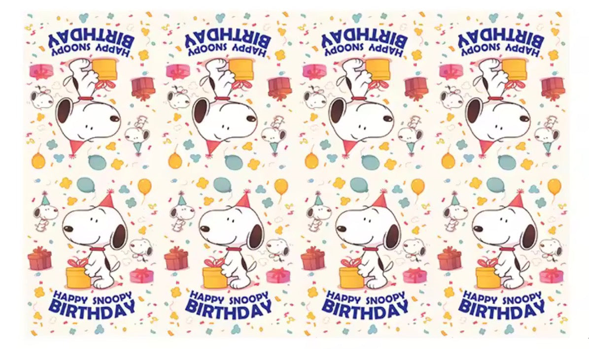 Snoopy Birthday Party Decorations – Complete Decoration Set.
