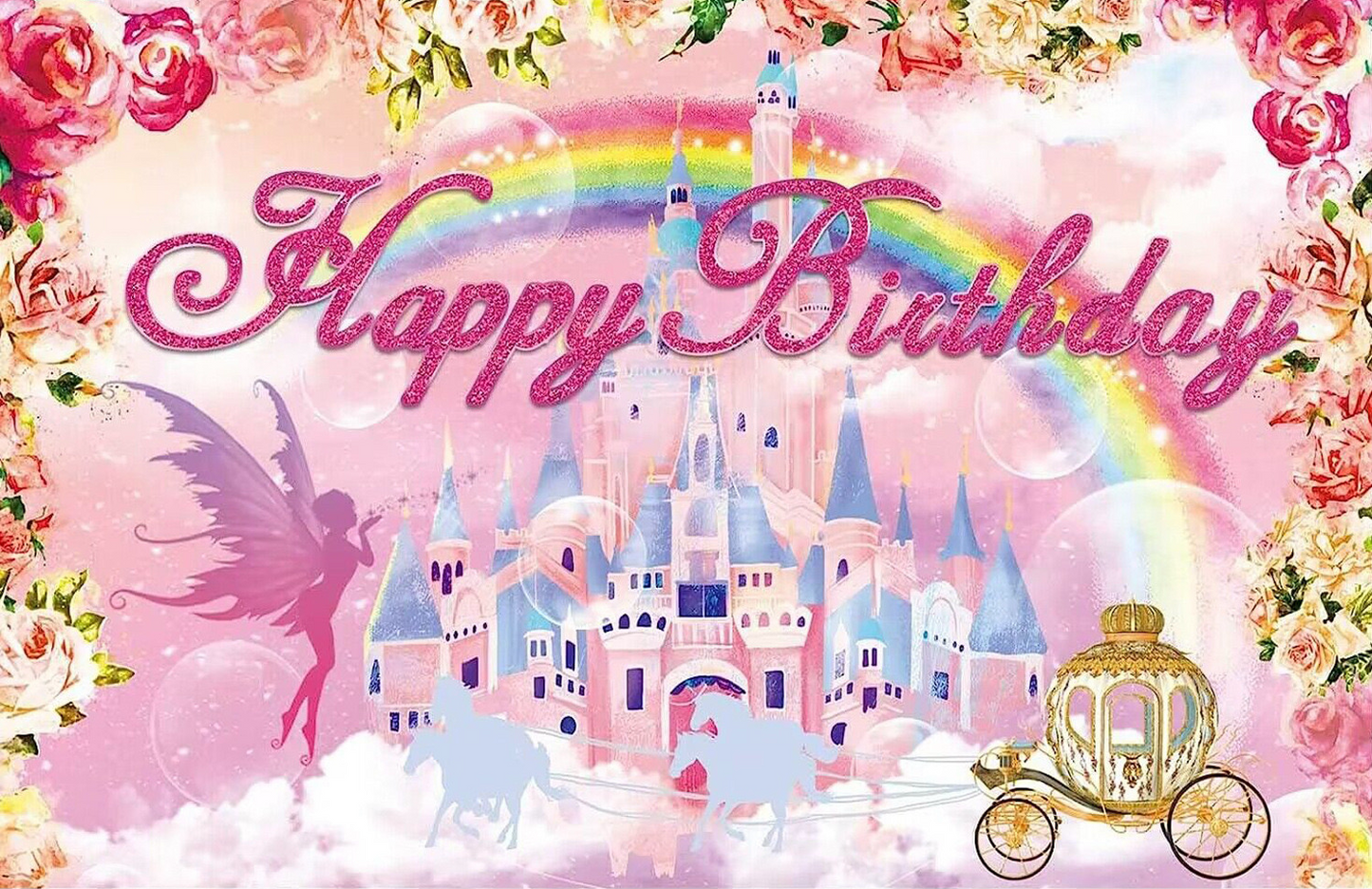 Fairy castle backdrop.