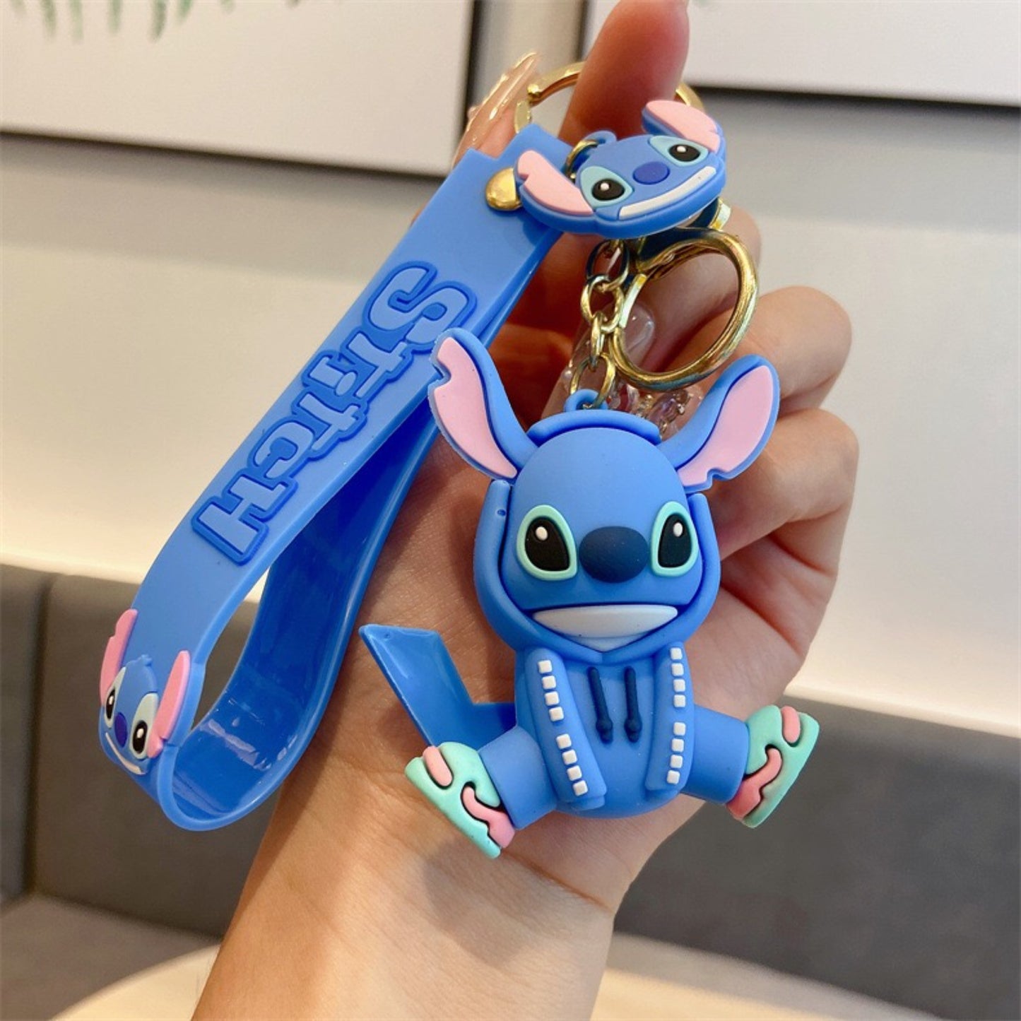 Μπρελόκ Stitch με Μπλε Φούτερ