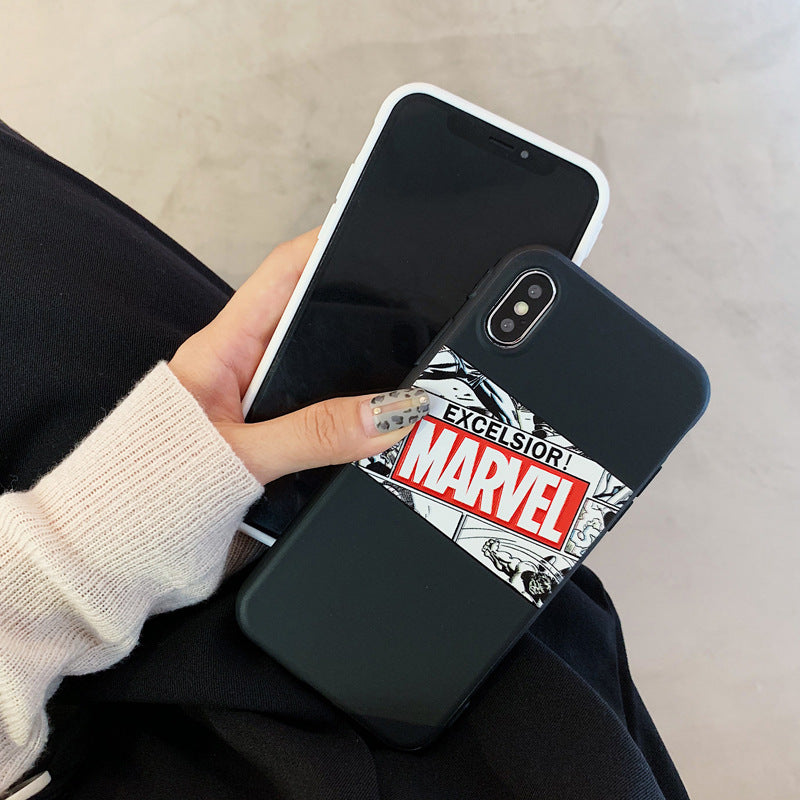 Funda Negra de Marvel