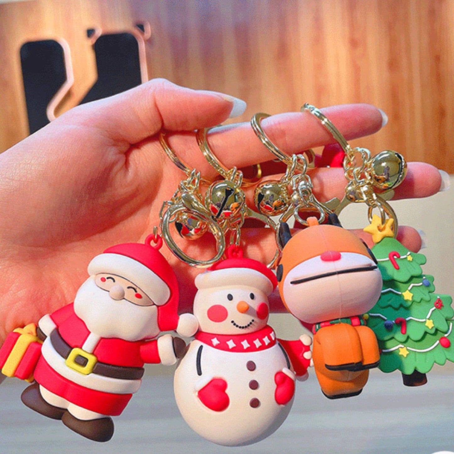 Santa Keychain.