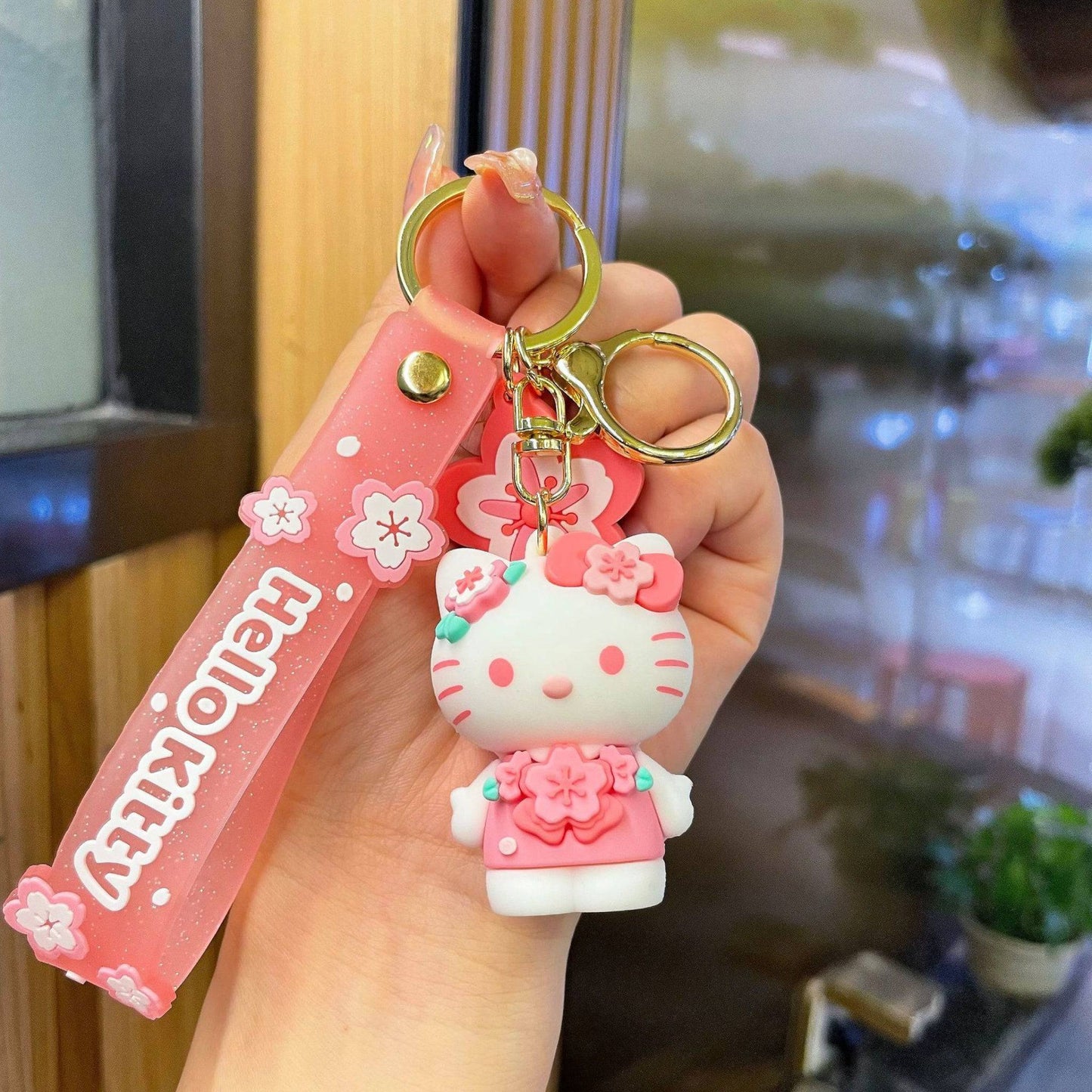 Sakura Hello Kitty Keychain.
