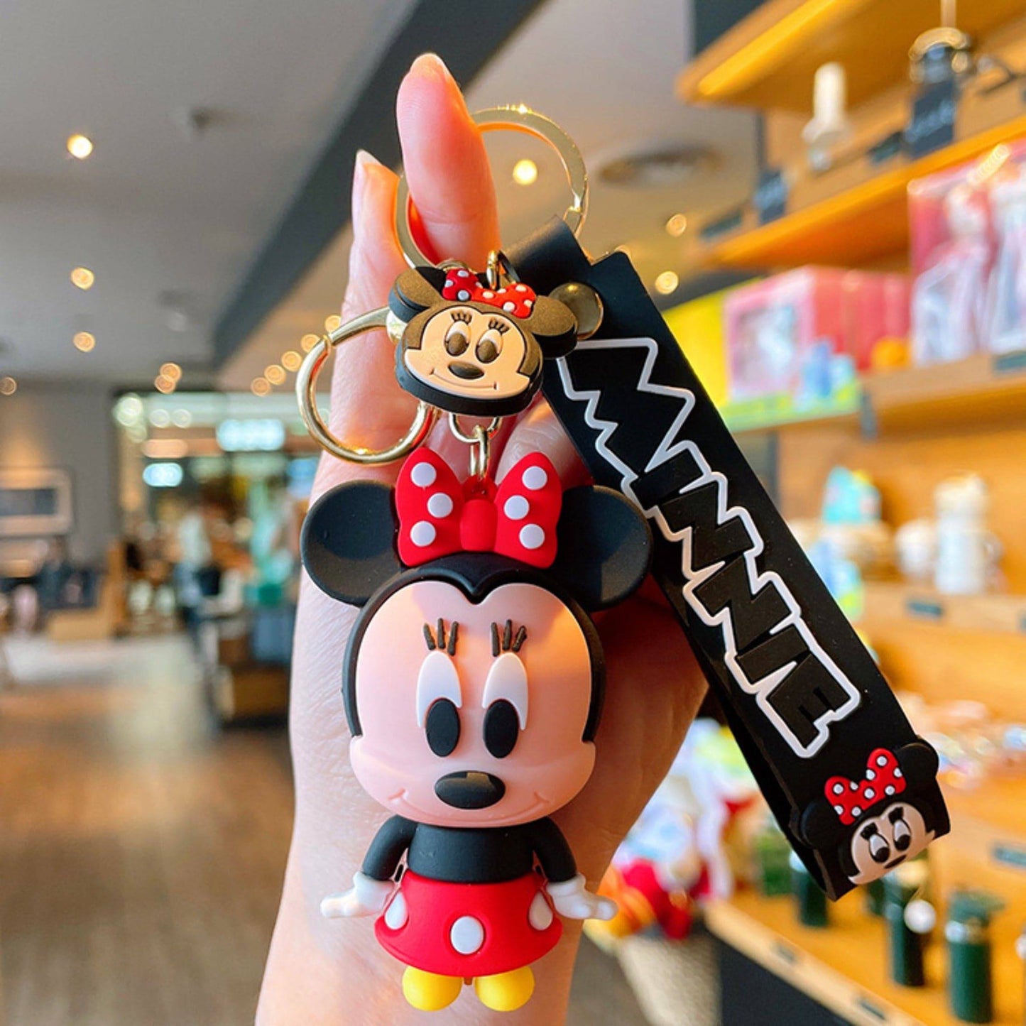 Minnie Mouse Keychain.