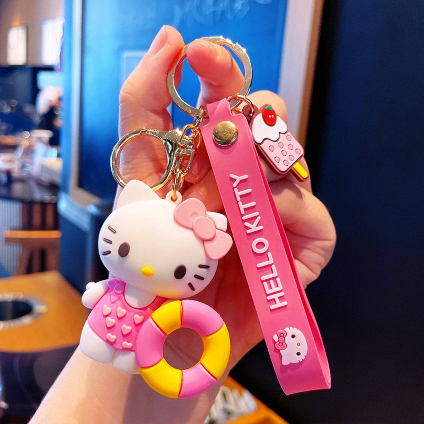Hello Kitty Summer Keychain.