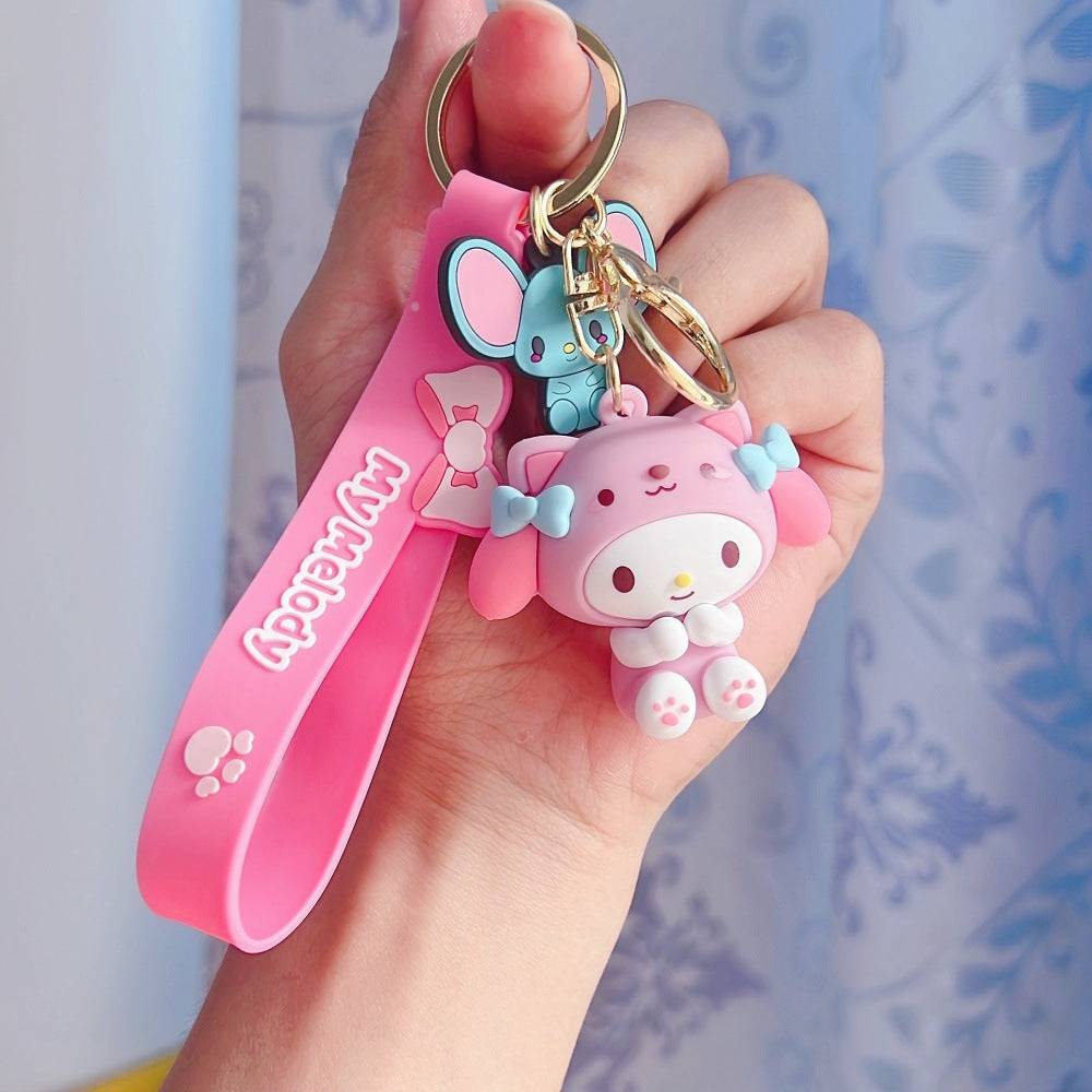 My melody pink Keychain.