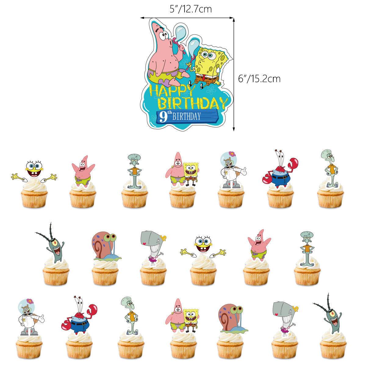 SpongeBOB Birthday party set