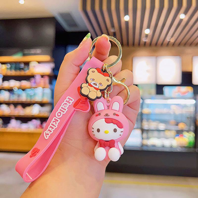 Hello Kitty Bunny Keychain.