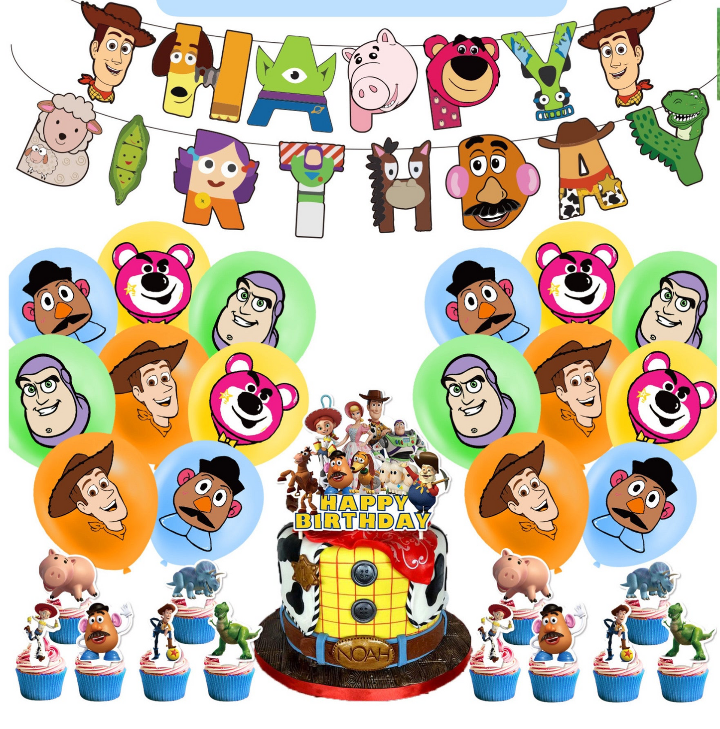 Toy Story Party Decorations – Complete Decoration Set.
