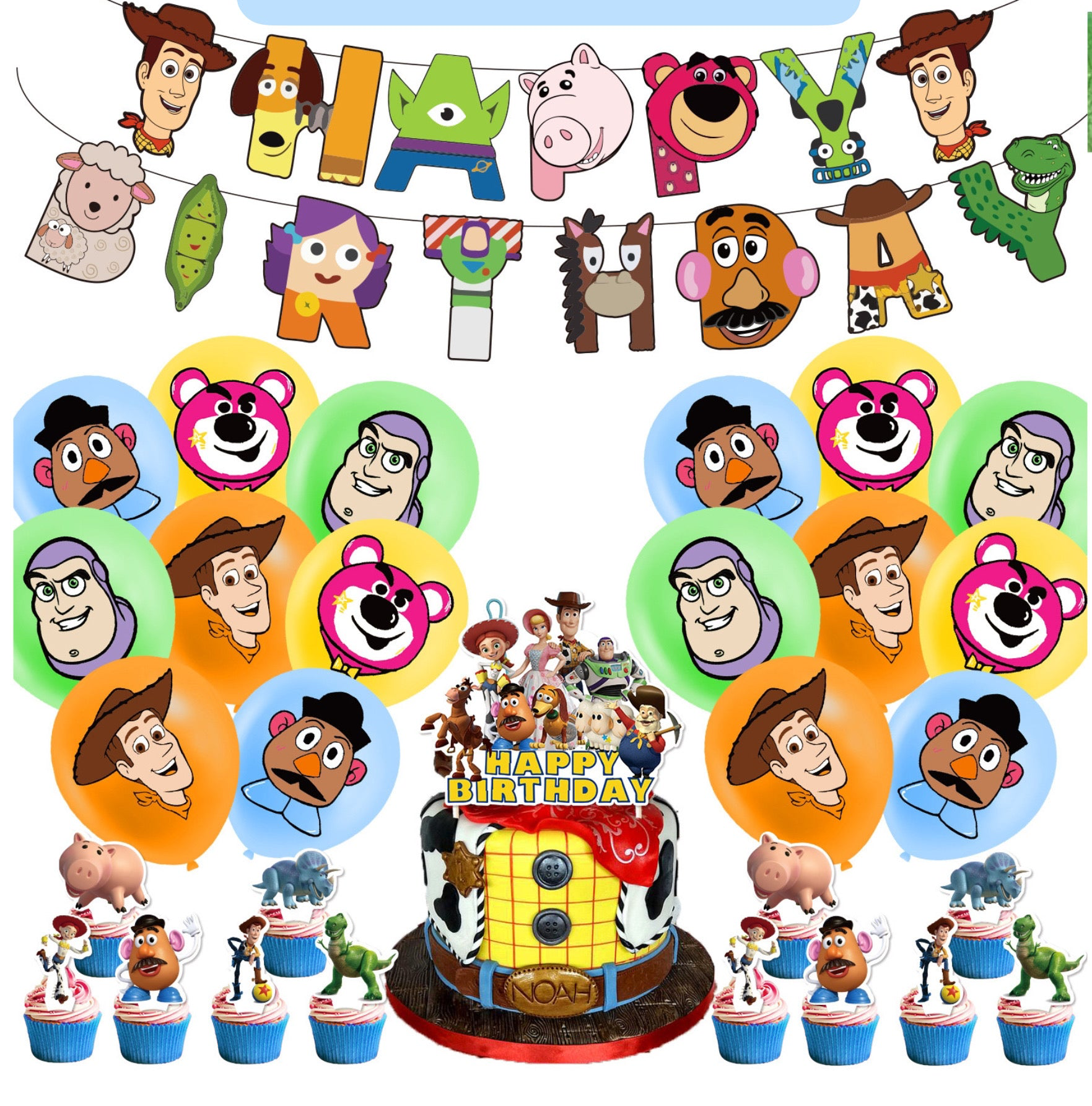 Toy Story Party Decorations – Complete Decoration Set.