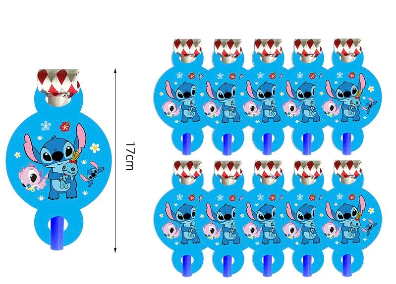 Colorful Stitch Party decorations perfect for a fun and vibrant stitch party celebration