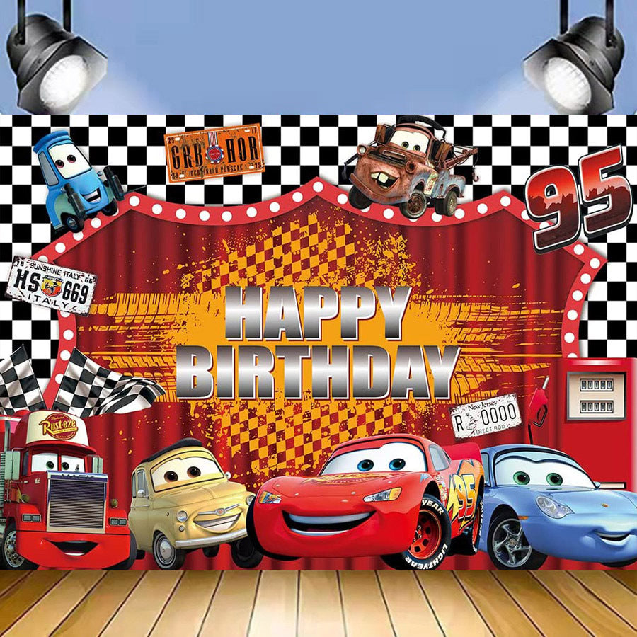 Набор украшений для вечеринки Cars McQueen — декор для стола