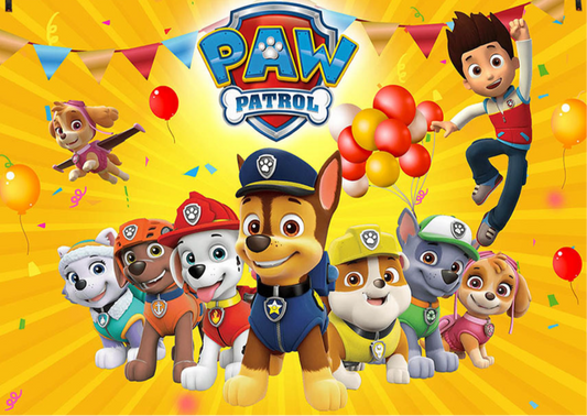 Φόντο Paw patrol yellow XL