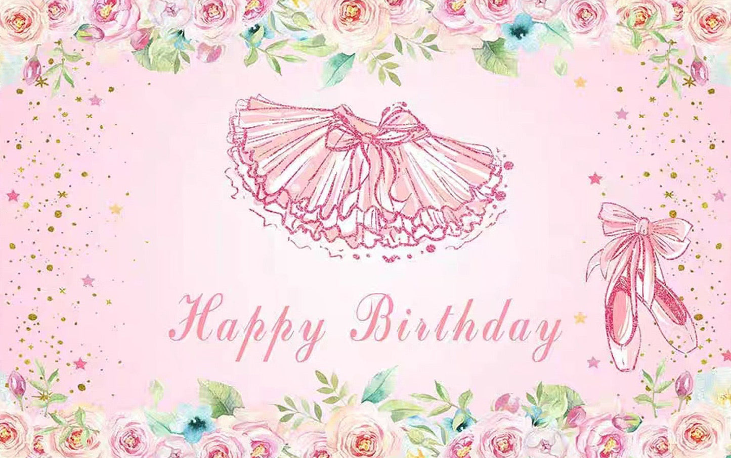Ballerina Birthday Party Decorations – Complete Decoration Set.