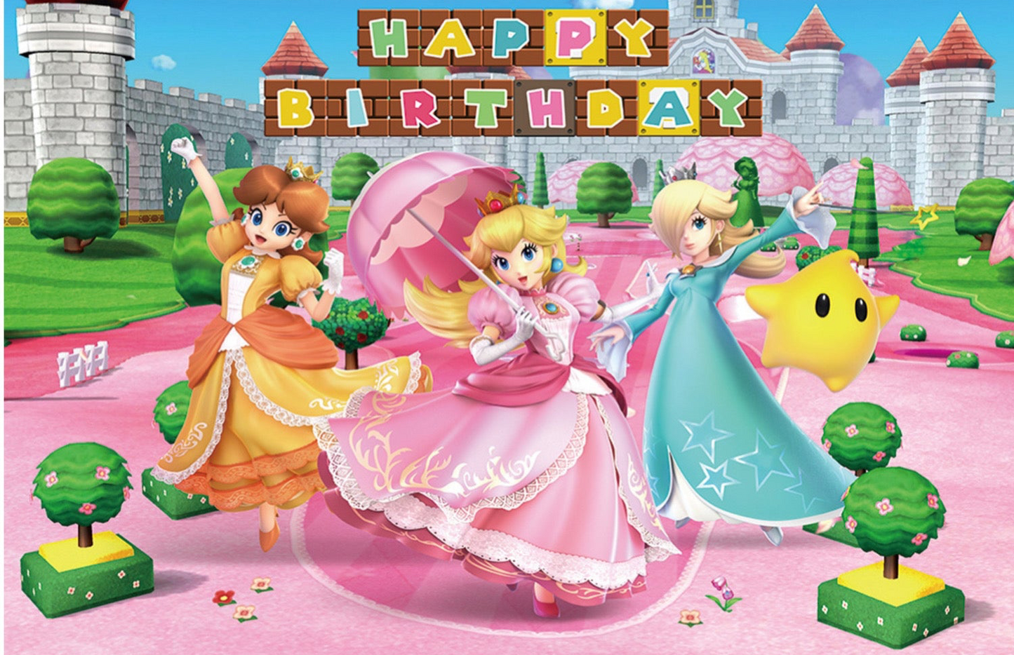 Princess Peach Party Decorations – Complete Decoration Set