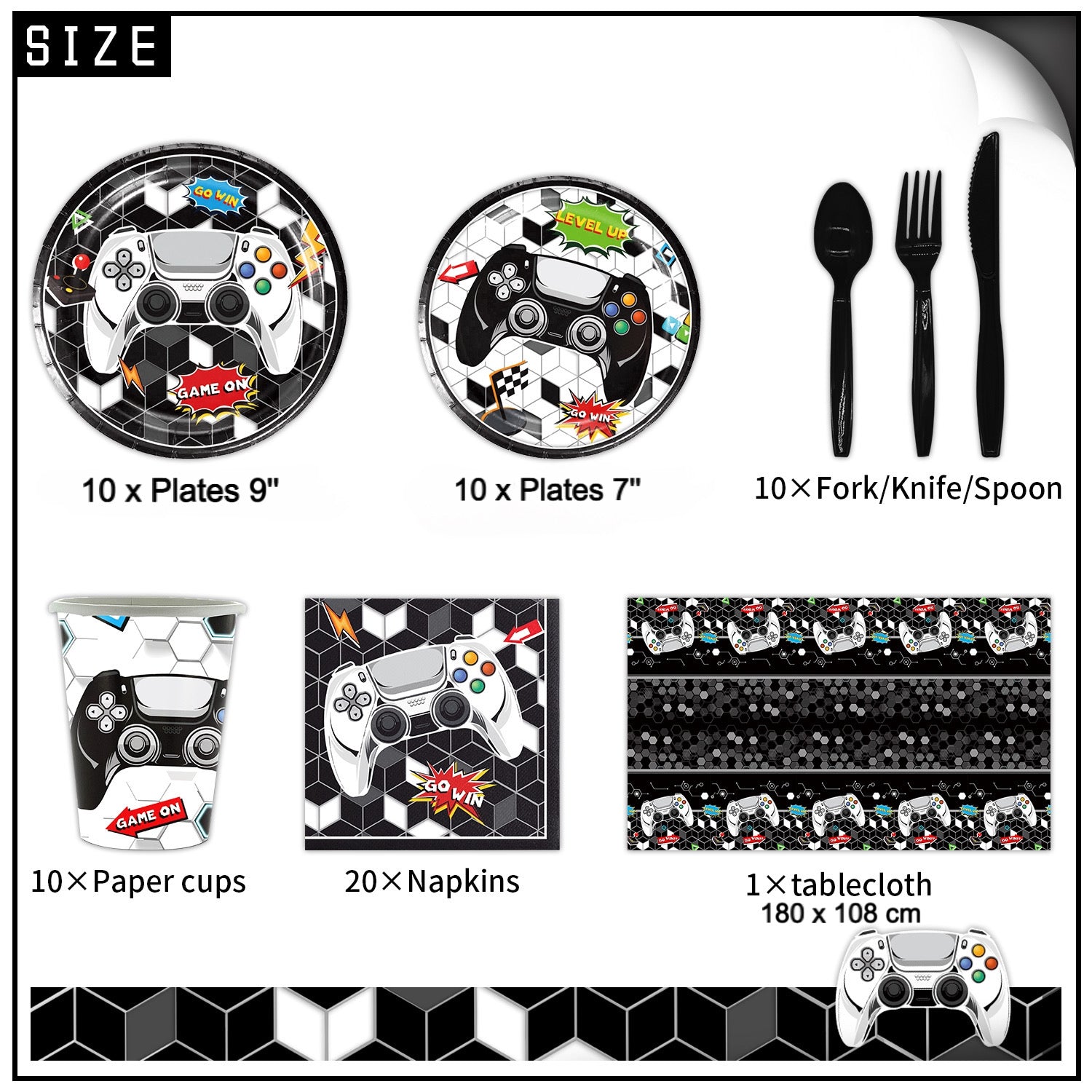 Παιδικό πάρτι, θέμα gamer. διακόσμηση πάρτι gamer