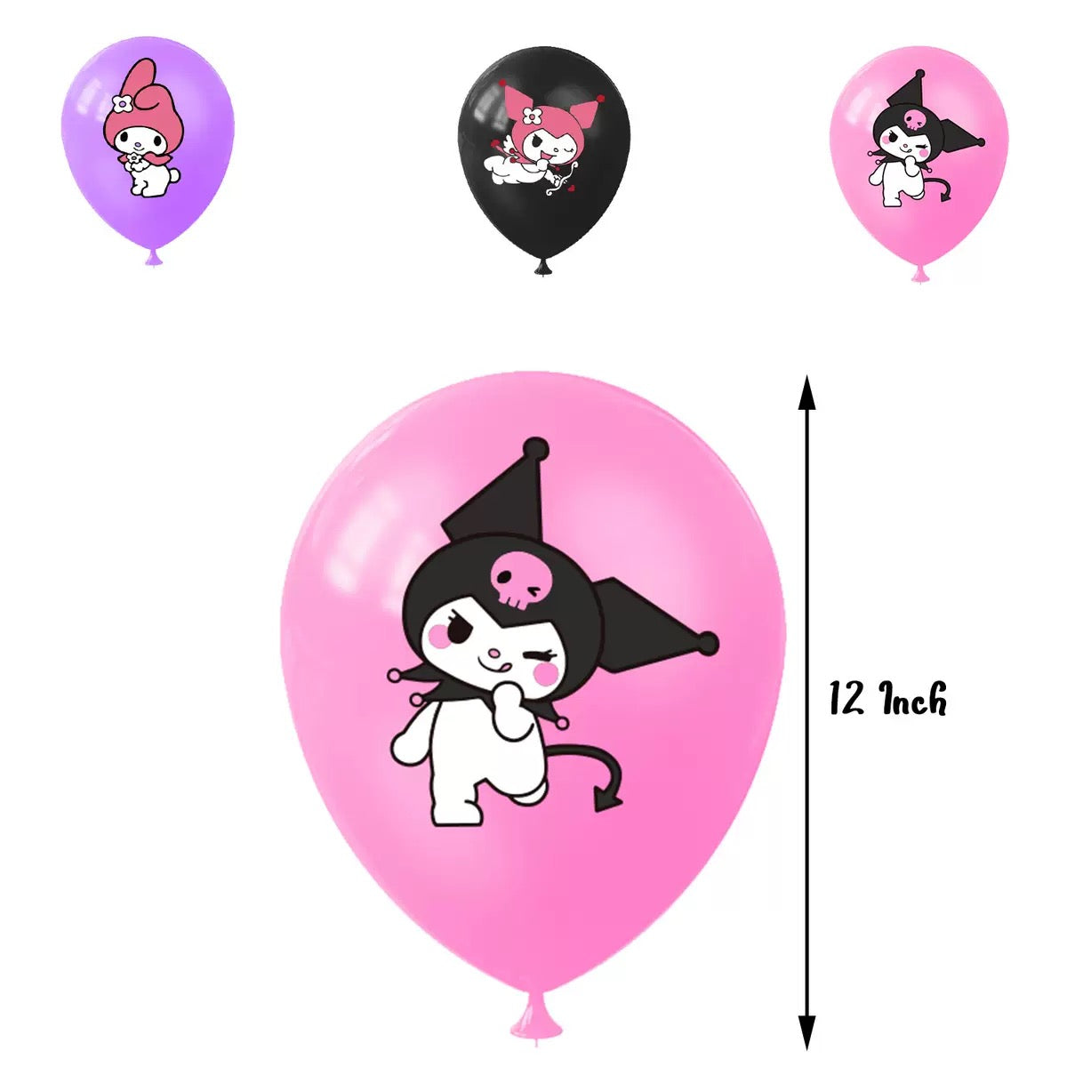 Украшения для дня рождения Kuromi – Набор декора для дня рождения – Все для праздника