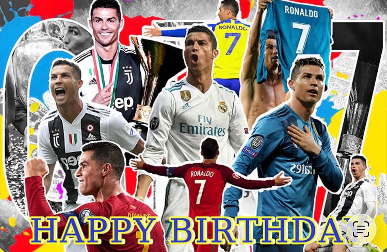 Διακοσμητικά γενεθλίων για το πάρτυ του Ronaldo