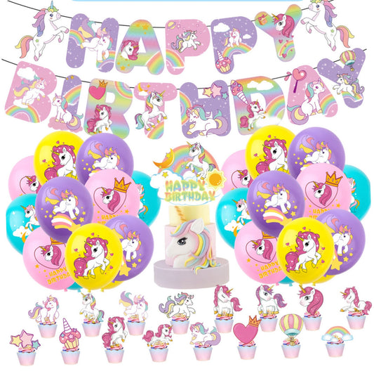 Unicorn Party Decorations – Complete Decoration Set