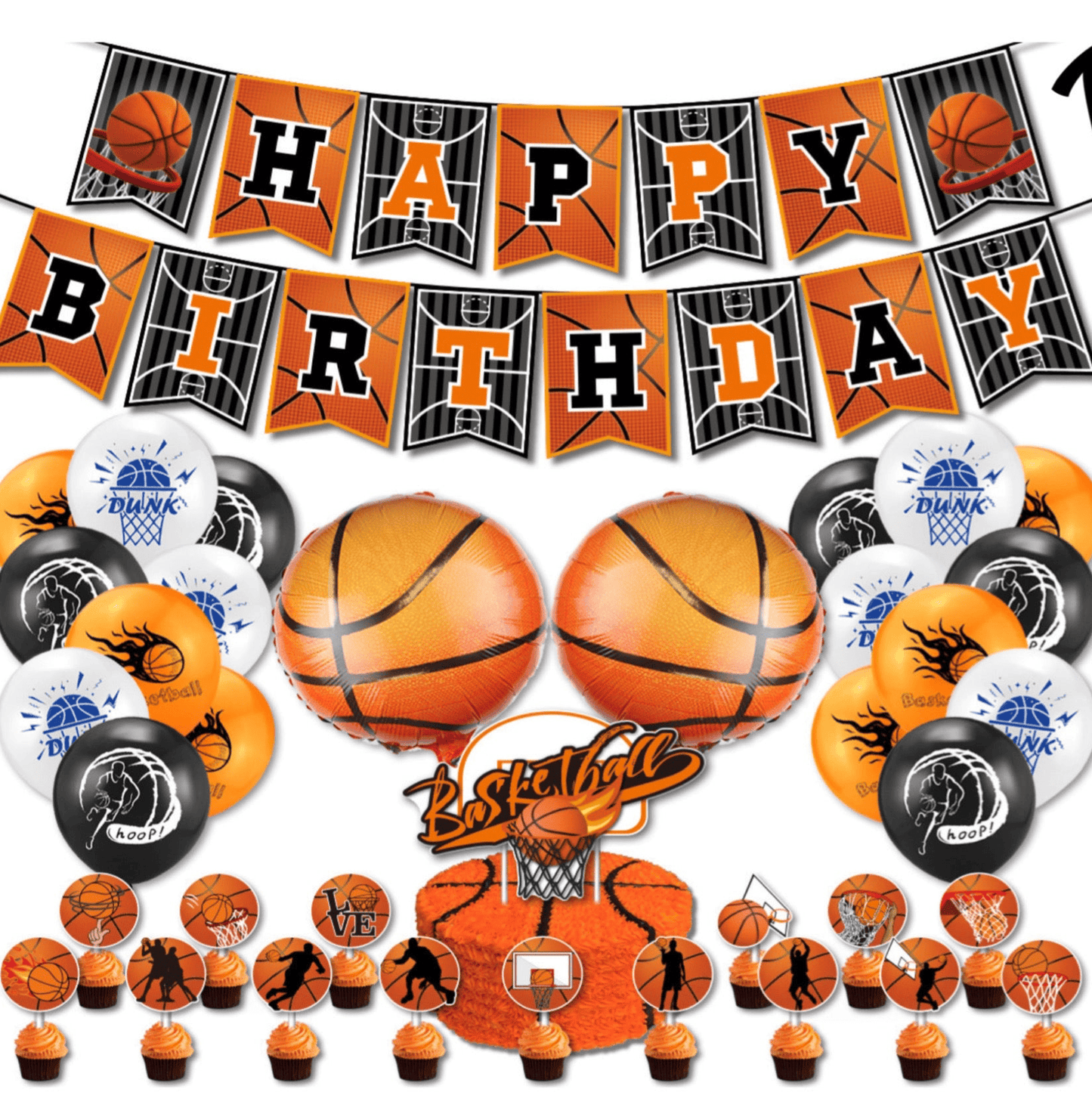 Basketball Party Decorations – Complete Decoration Set.