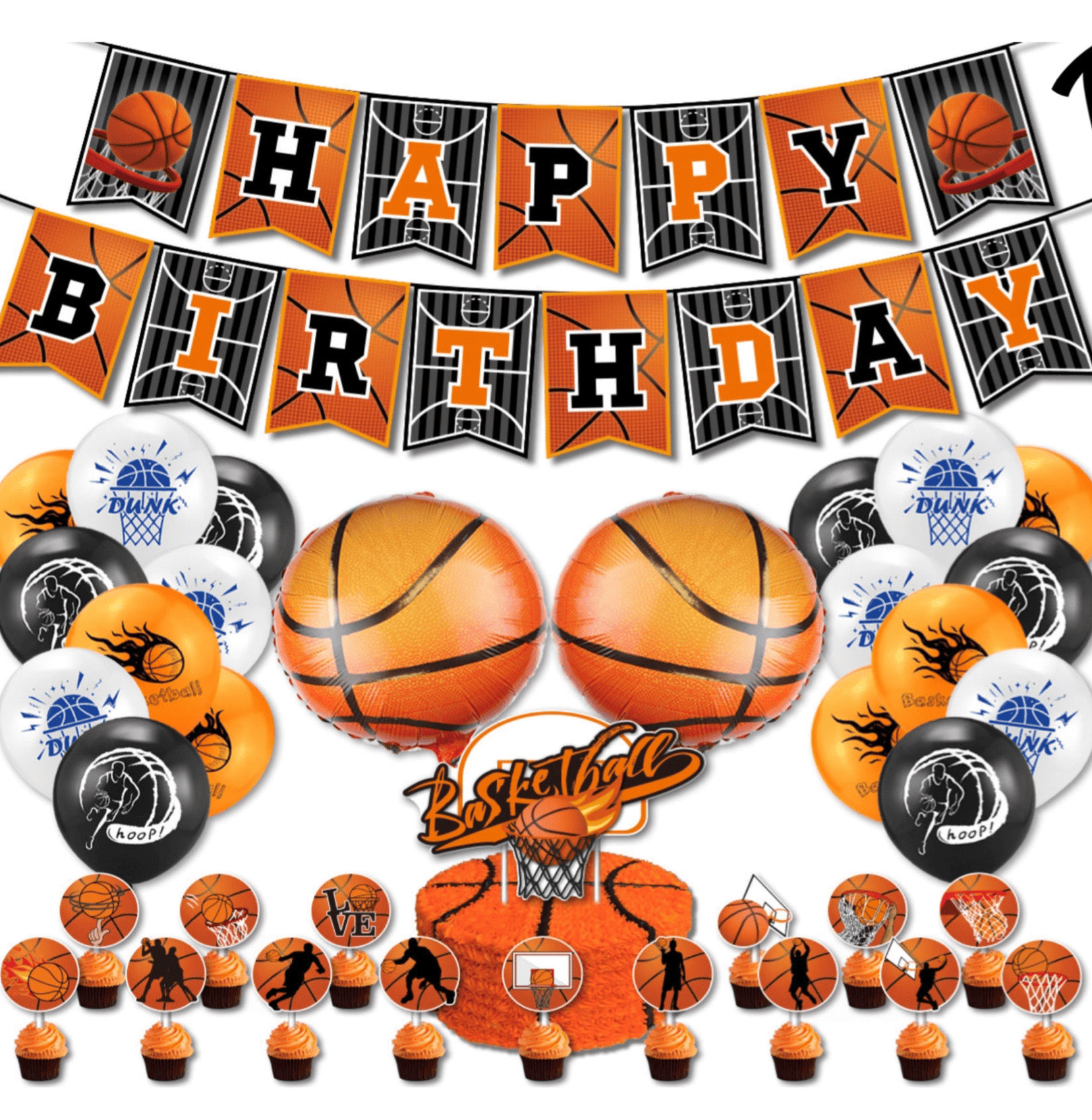 Basketball Party Decorations – Complete Decoration Set.