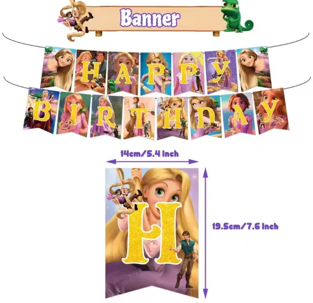 Rapunzel Party Decorations – Complete Decoration Set