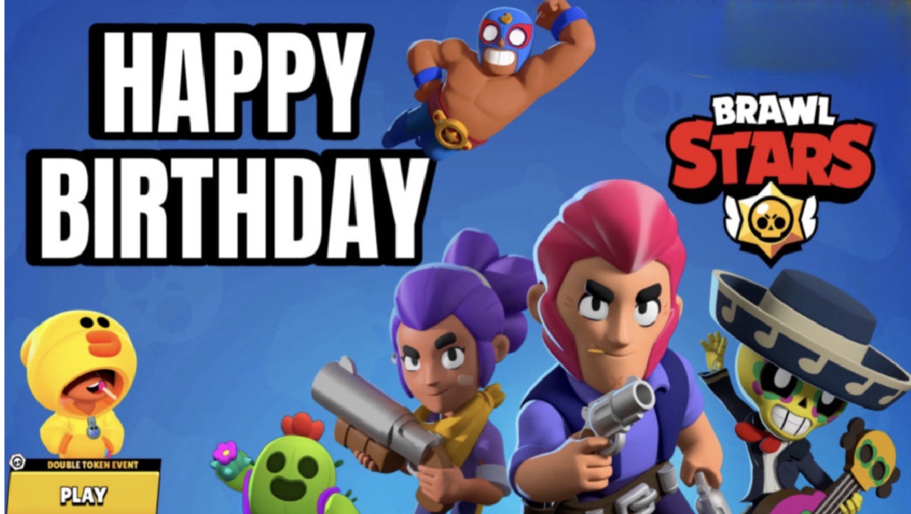 Украшения для вечеринки по случаю дня рождения Brawl Stars (стиль A)