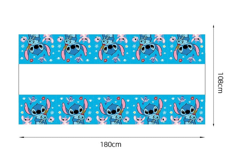 Colorful Stitch Party decorations perfect for a fun and vibrant stitch party celebration