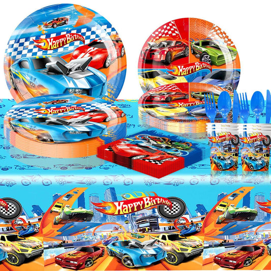 Hot Wheels party decorations set-table decor.