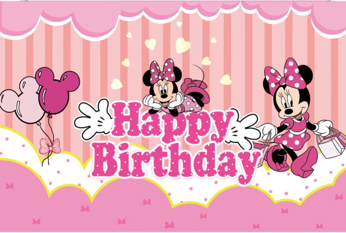 Minnie mouse all pink Birthday Party Decorations
