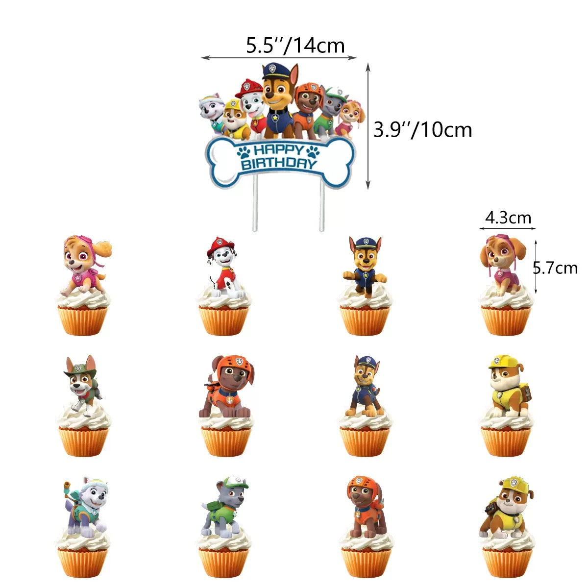Σετ πάρτυ γενεθλίων Paw Patrol All Pups