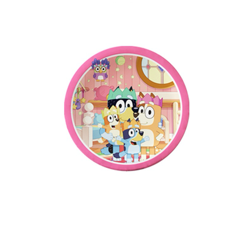 Set decorazioni per festa rosa Bluey - decorazione da tavola