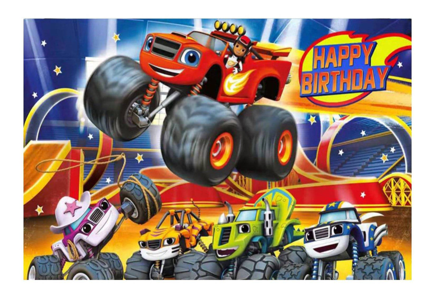 Blaze Party Decorations – Complete Decoration Set.