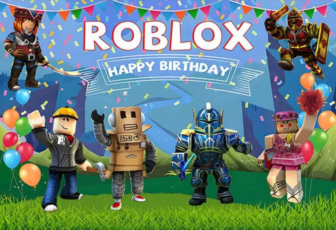 Украшения для дня рождения Roblox Steal a Brainrot – Набор декора для дня рождения – Все для праздника