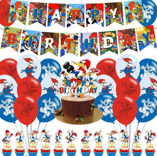 Woody Woodpecker Party Decorations – Complete Decoration Set