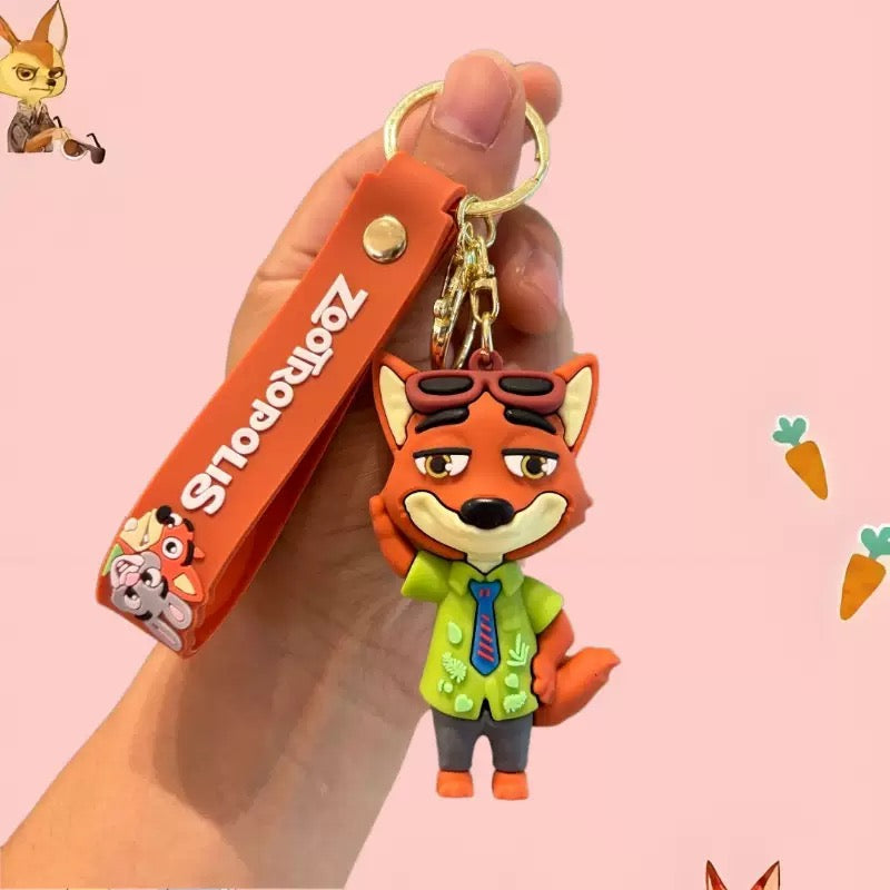Zootopia fox keychain