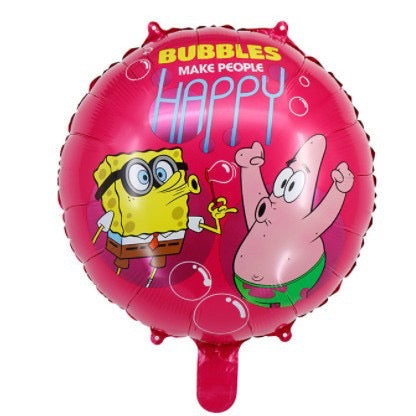 Ballons en feuille Bob l'éponge