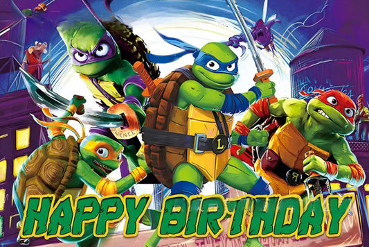 Set completo di decorazioni per festa delle tartarughe ninja