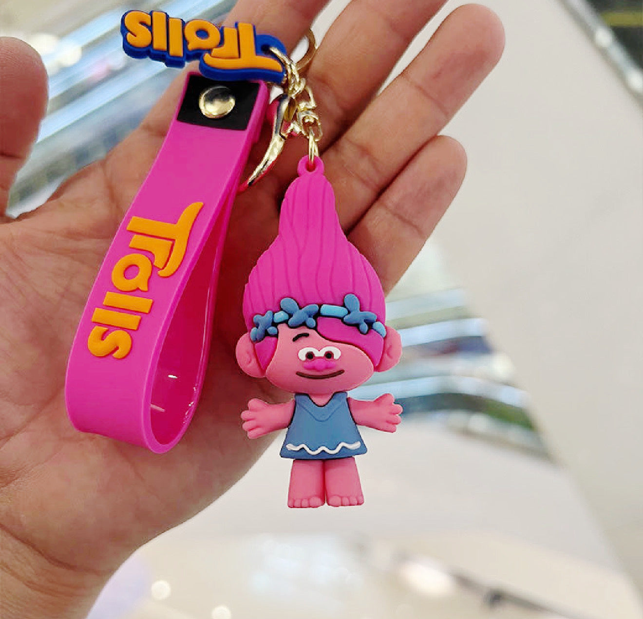 Trolls girl Keychain