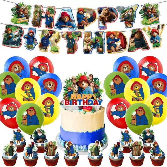 Paddington Bear Party Decorations – Complete Decoration Set.