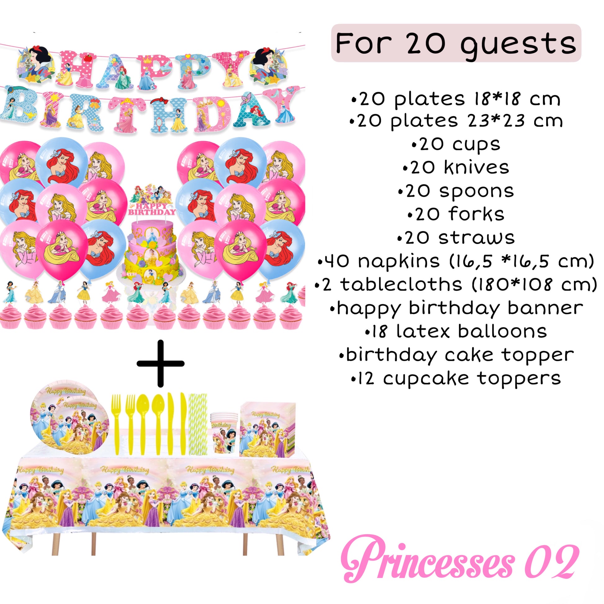 Colorful princesses party decorations creating a magical celebration atmosphere for every little princess