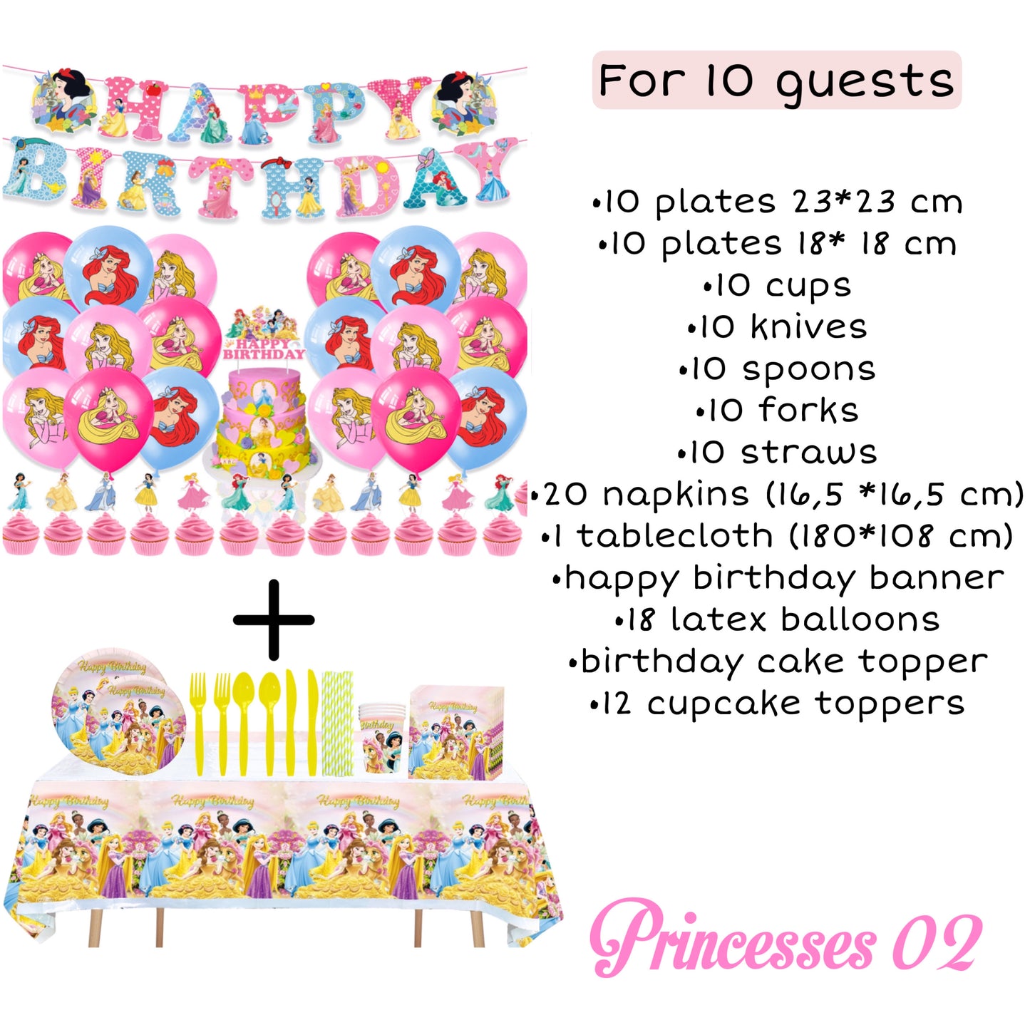 Colorful princesses party decorations creating a magical celebration atmosphere for every little princess