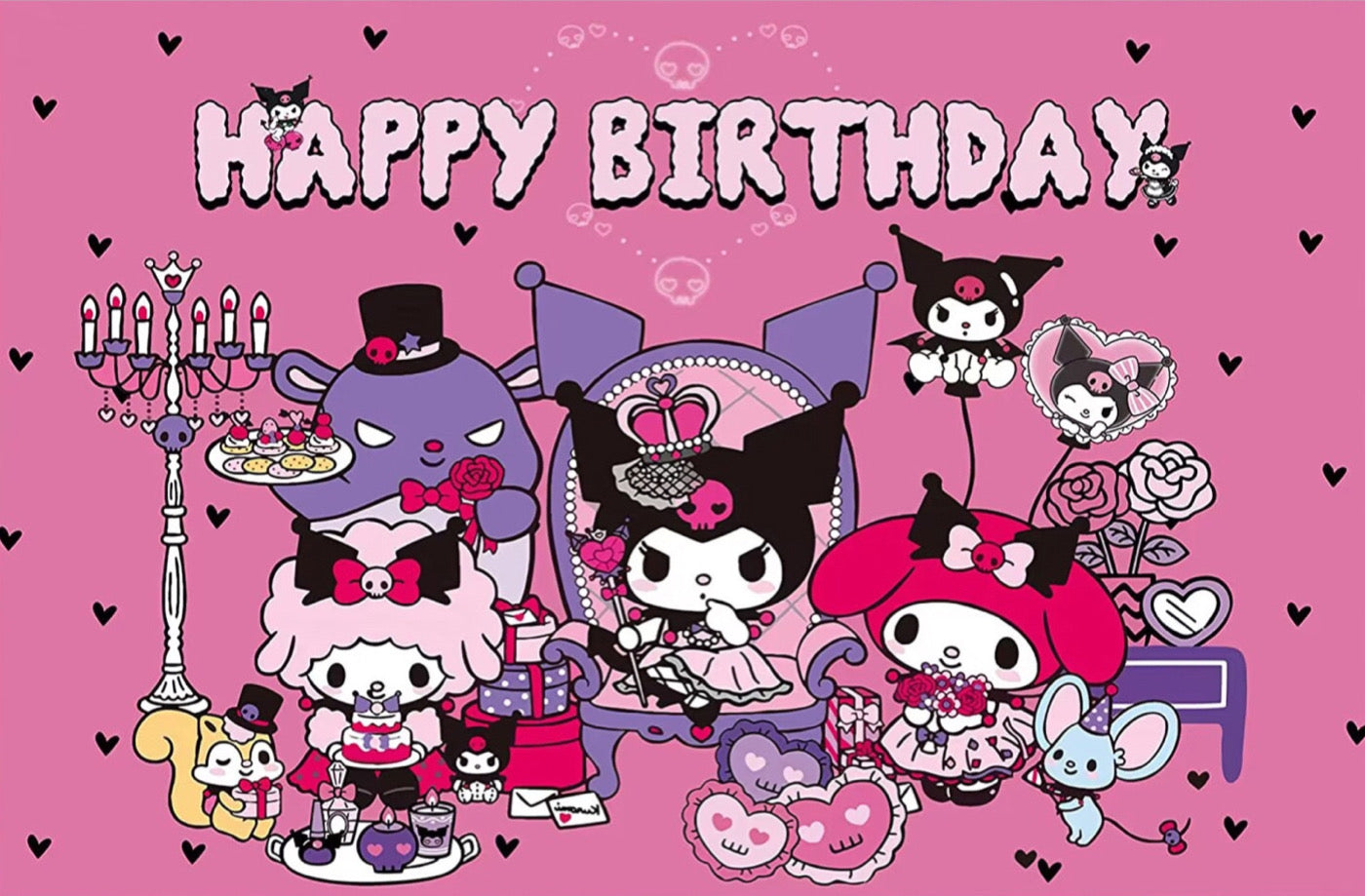 Toile de fond Kuromi