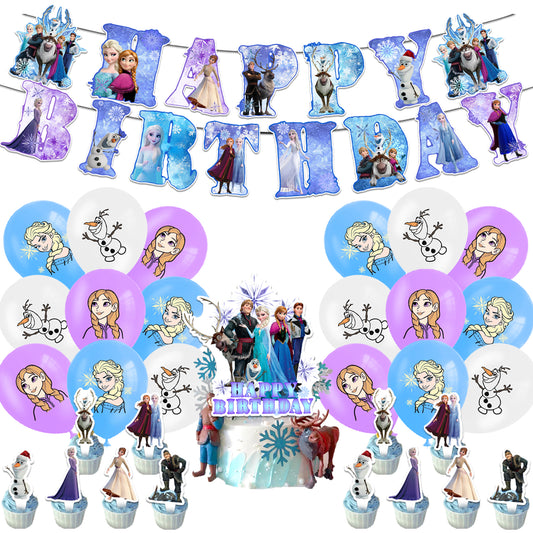 Set per festa di compleanno di Frozen 3