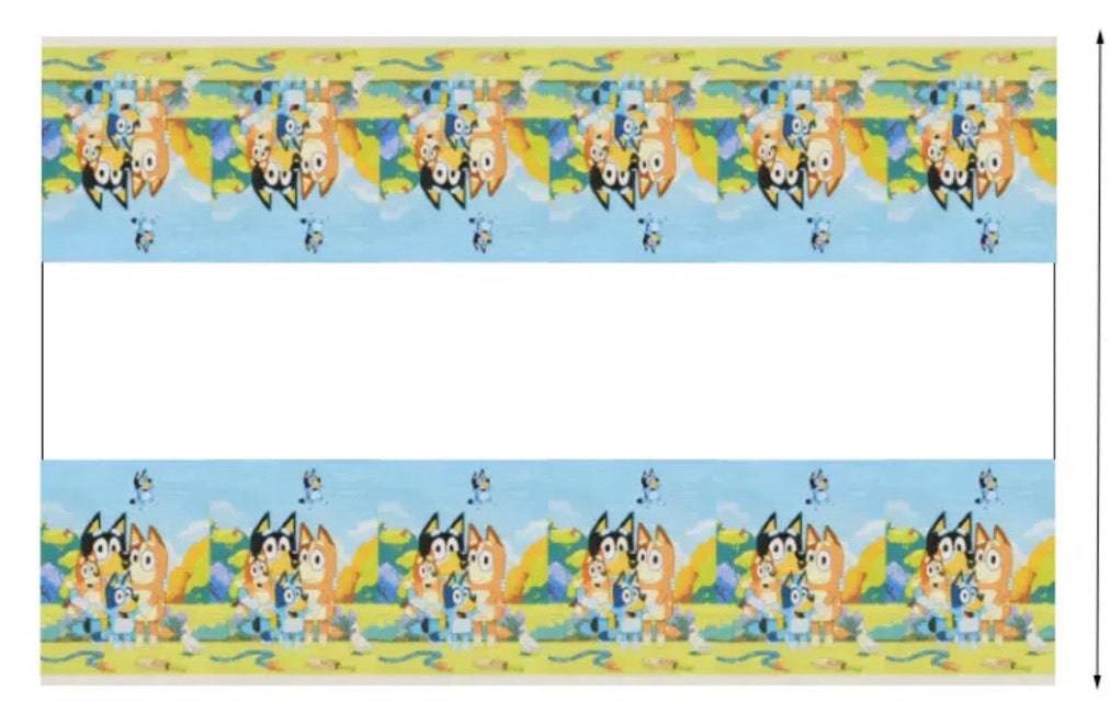 Bluey blue Birthday Party Decorations – Complete Decoration Set.