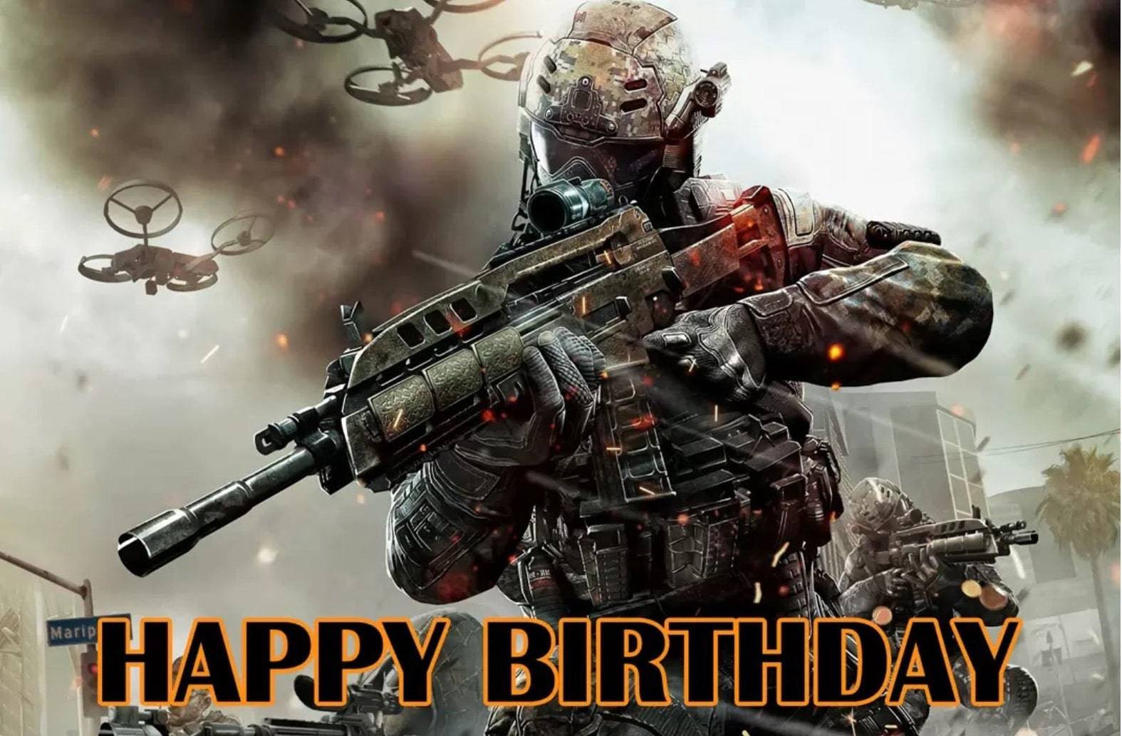 Call of Duty Birthday Party Decorations – Complete Decoration Set.