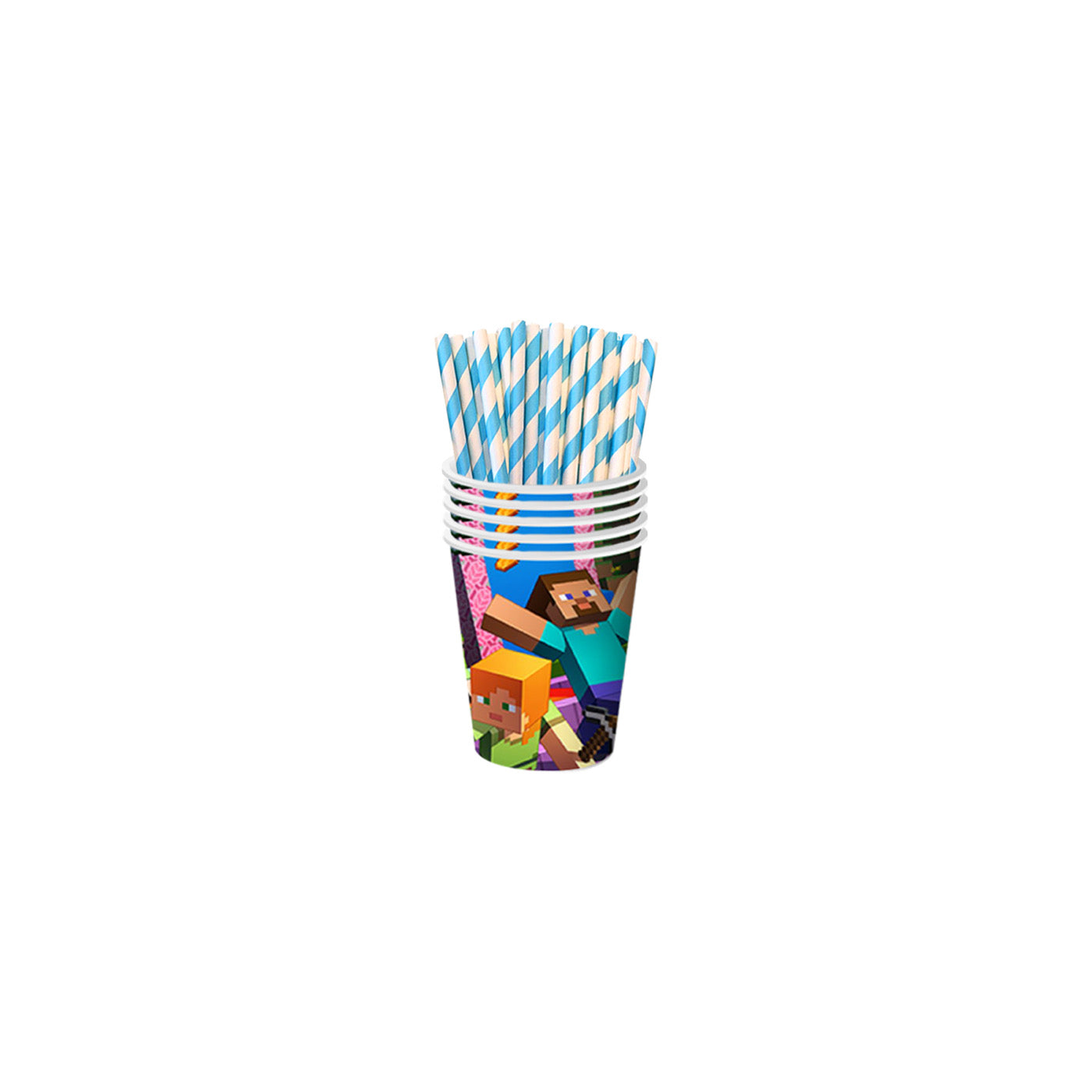 Minecraft Deluxe Party Set – Complete Table Decor Kit.