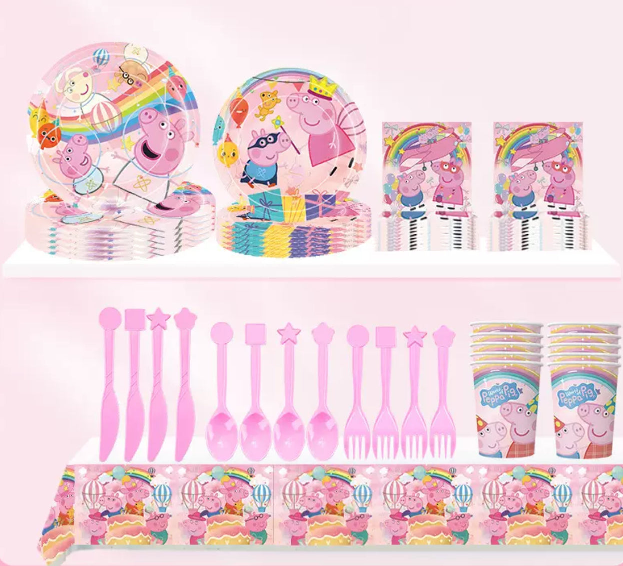 Peppa Pig Birthday Decorations & Tableware | EU - Shopping Island