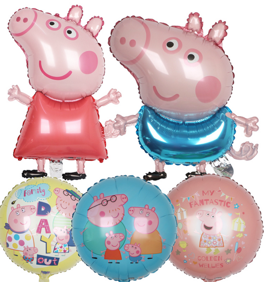 Pepa Pig Foil balloons set.